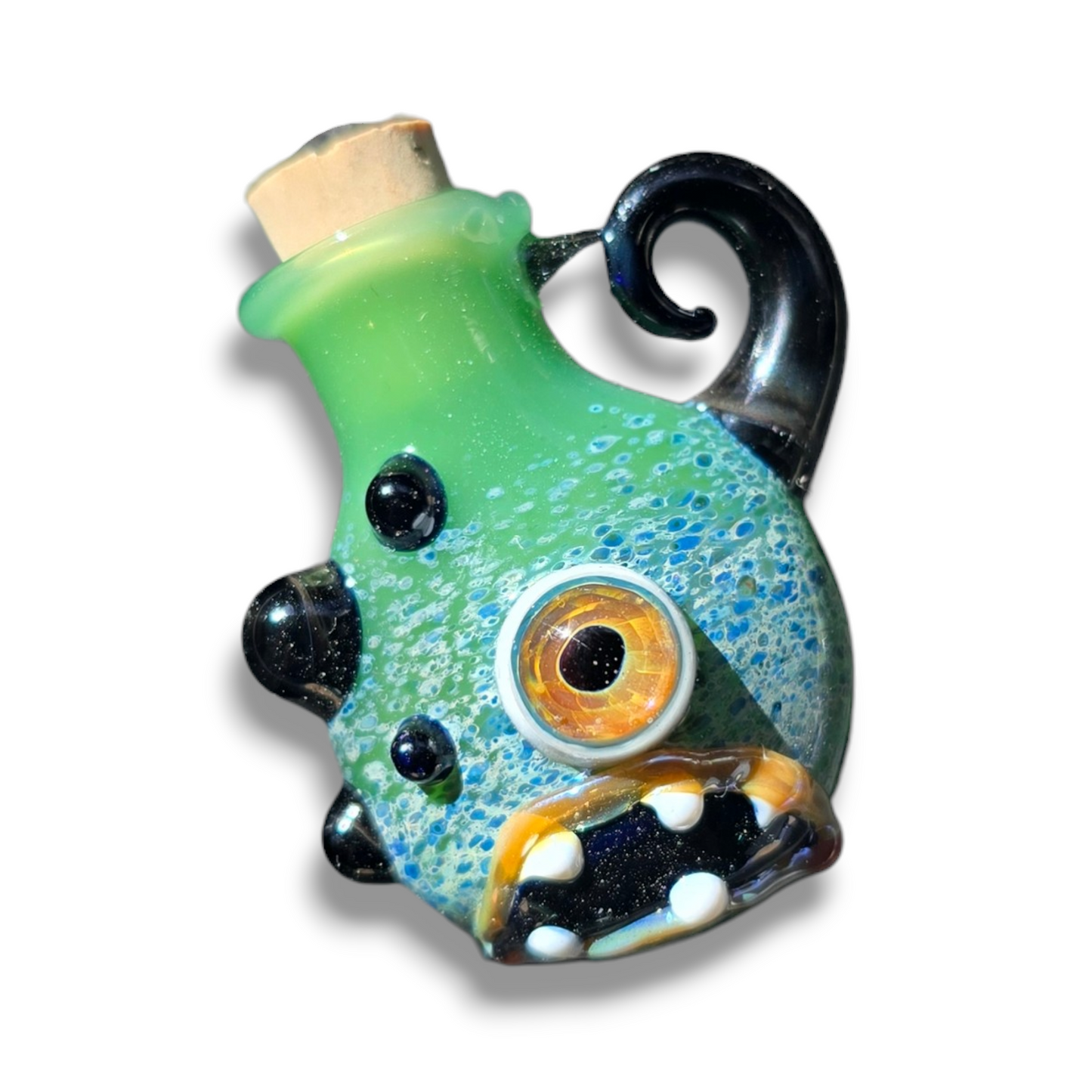 Eyeball Monster Potion Bottle Necklace #0943