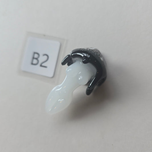 Goddess Necklace, Inky Cap Mushroom Goddess Pendant