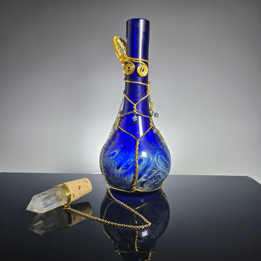 Belt Potion Bottle w/ wire wrapped Handle, Water Bottle