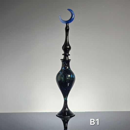Dichroic Moon Perfume Potion Bottle Collection, Blue