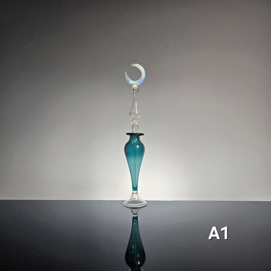 Moon Potion Bottle Collection - Handblown Glass Perfume Bottles