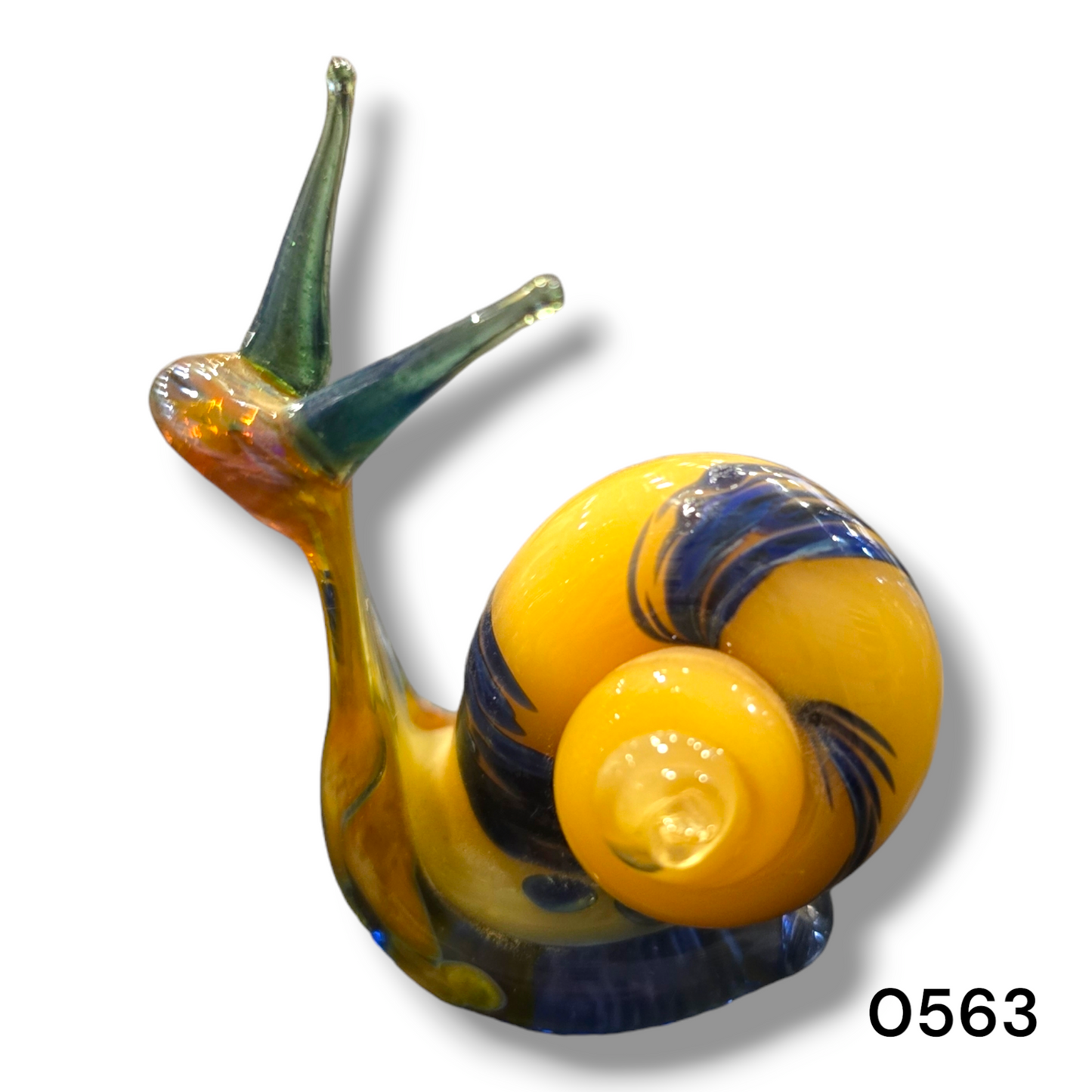 Handmade Glass Snail Figurine