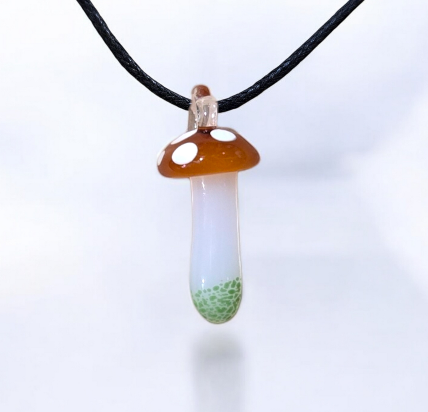Amanita Mushroom Necklace Collection – Handmade Borosilicate Glass Jewelry
