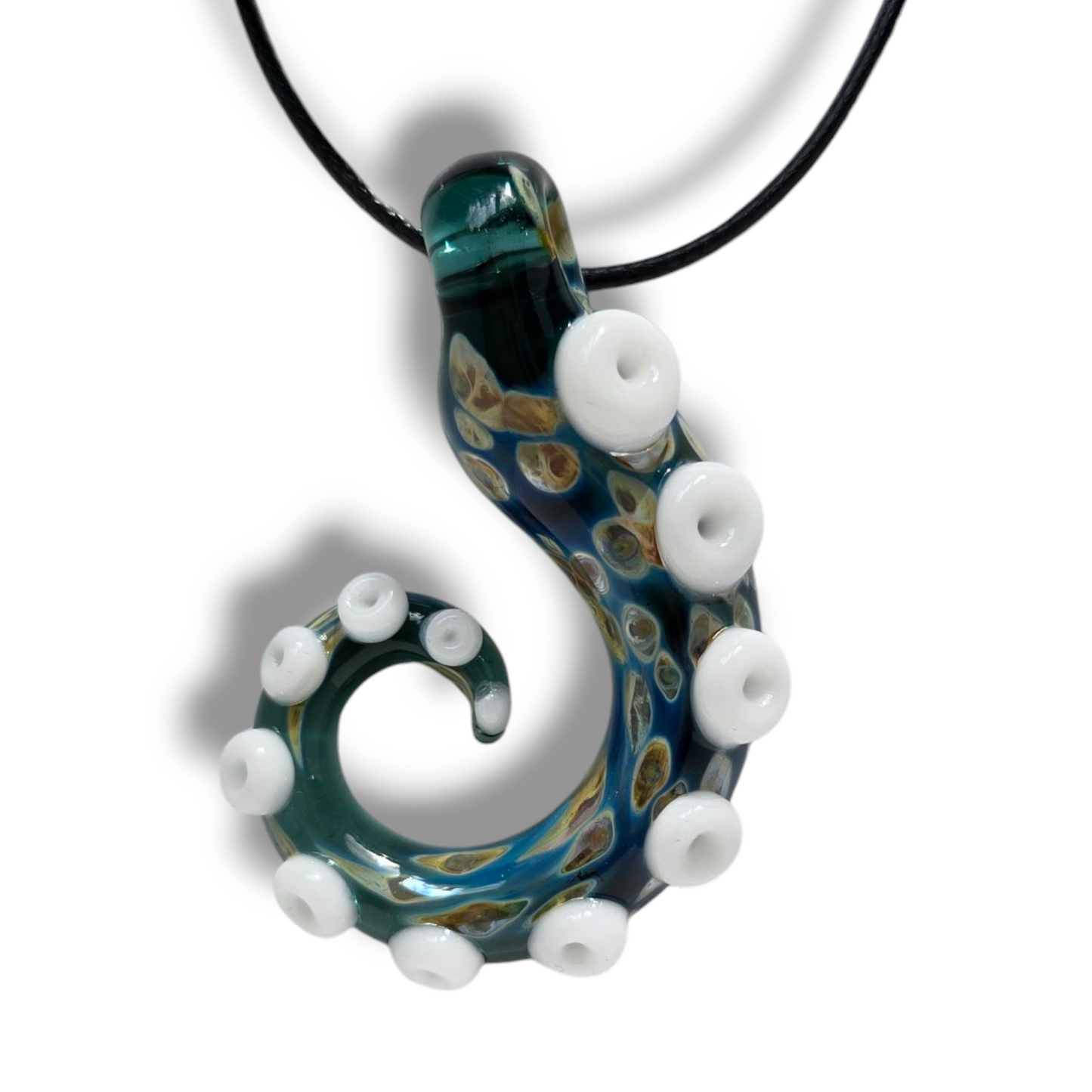 Handmade Glass Tentacle Pendant – Ocean-Inspired Jewelry