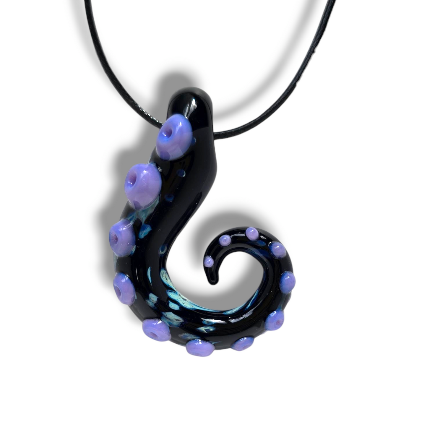 Handmade Glass Tentacle Pendant – Ocean-Inspired Jewelry