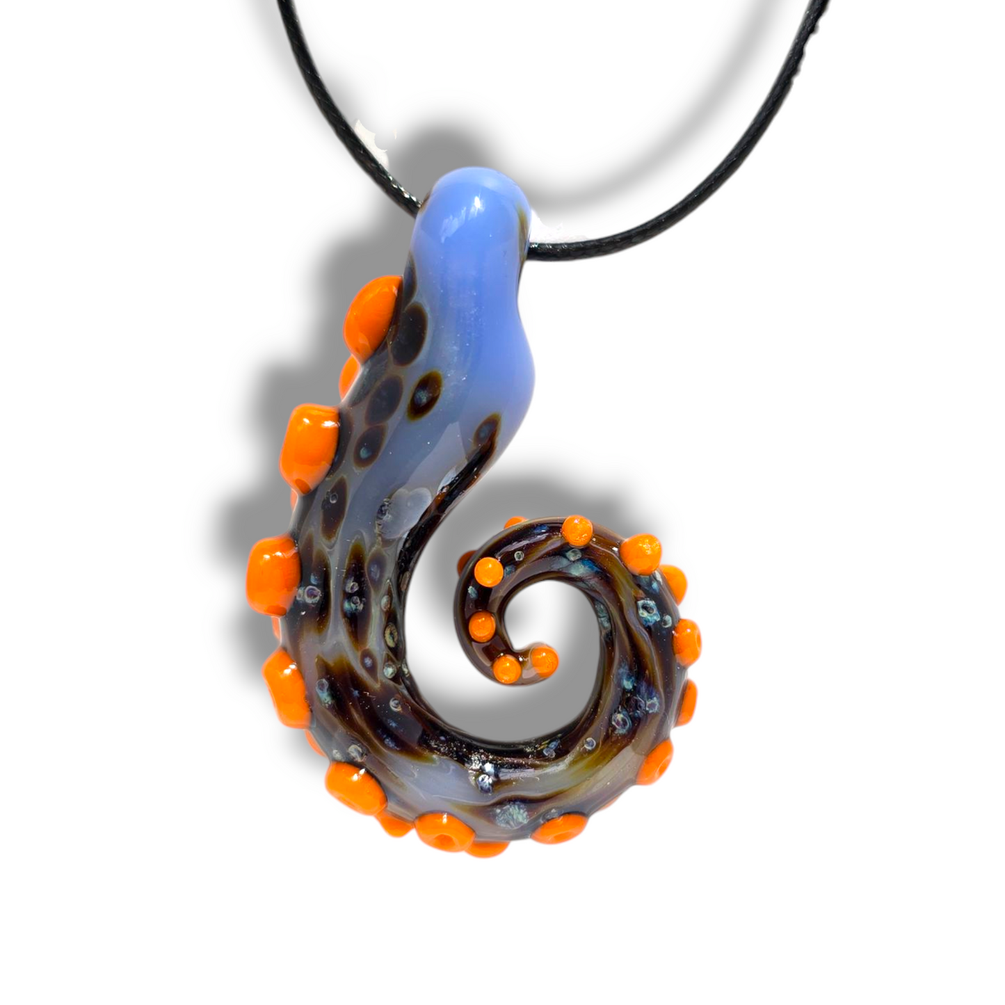 Handmade Glass Tentacle Pendant – Ocean-Inspired Jewelry