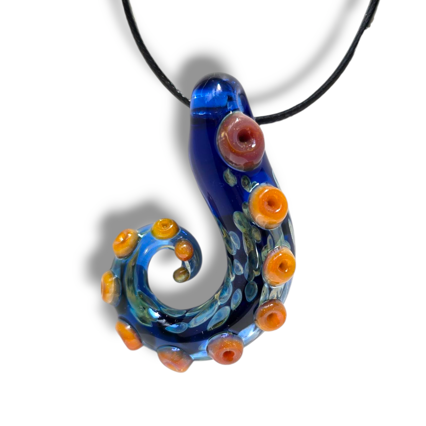 Handmade Glass Tentacle Pendant – Ocean-Inspired Jewelry