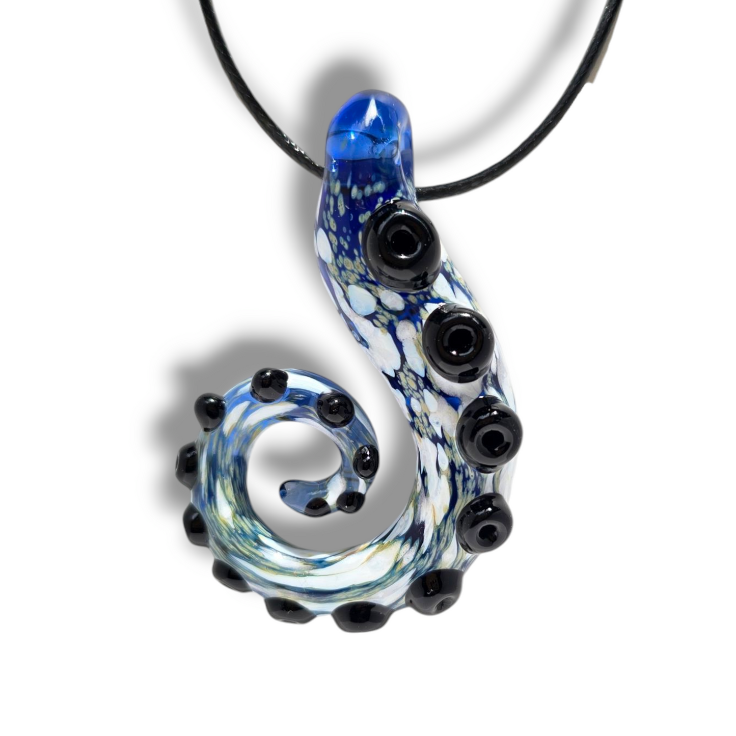 Handmade Glass Tentacle Pendant – Ocean-Inspired Jewelry