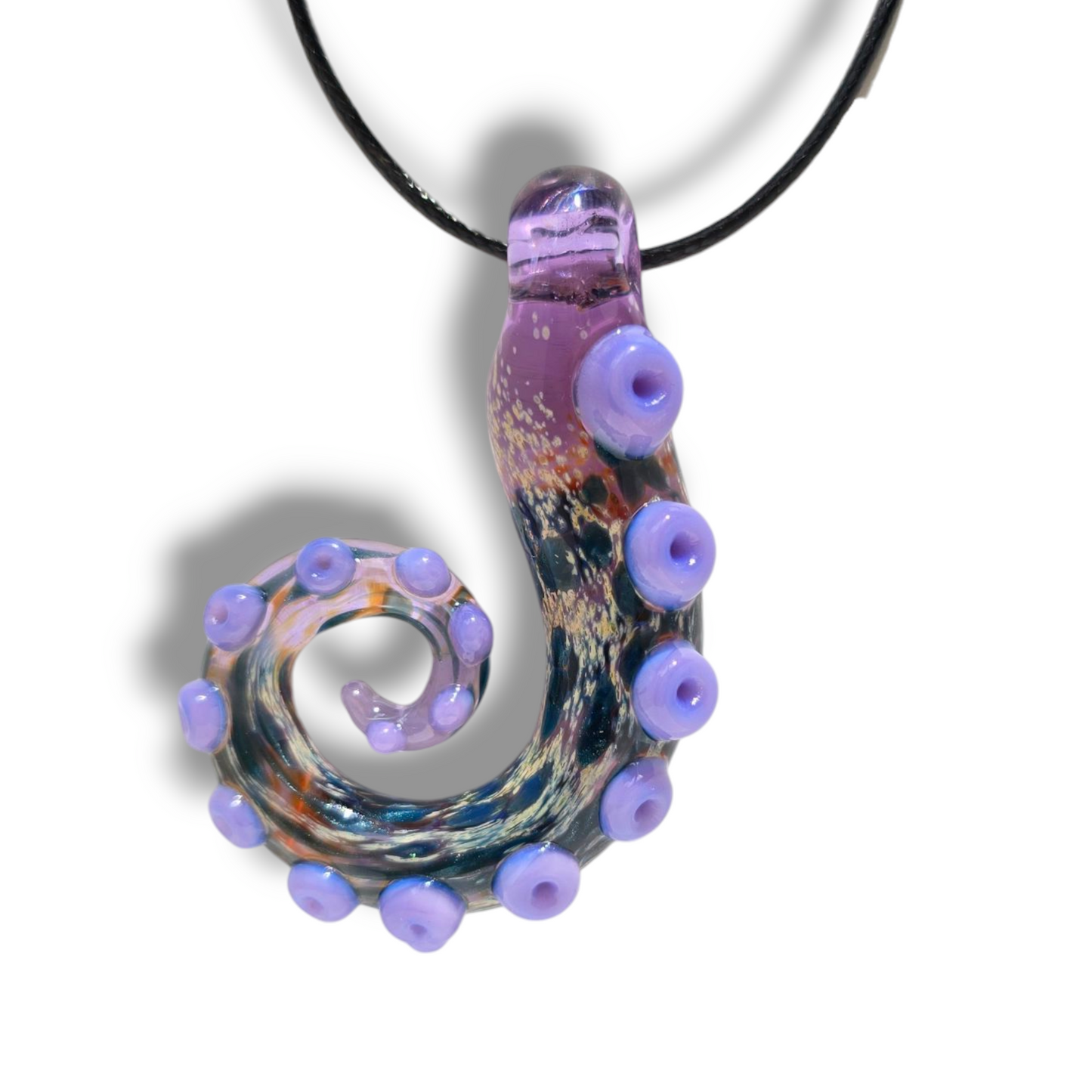 Handmade Glass Tentacle Pendant – Ocean-Inspired Jewelry
