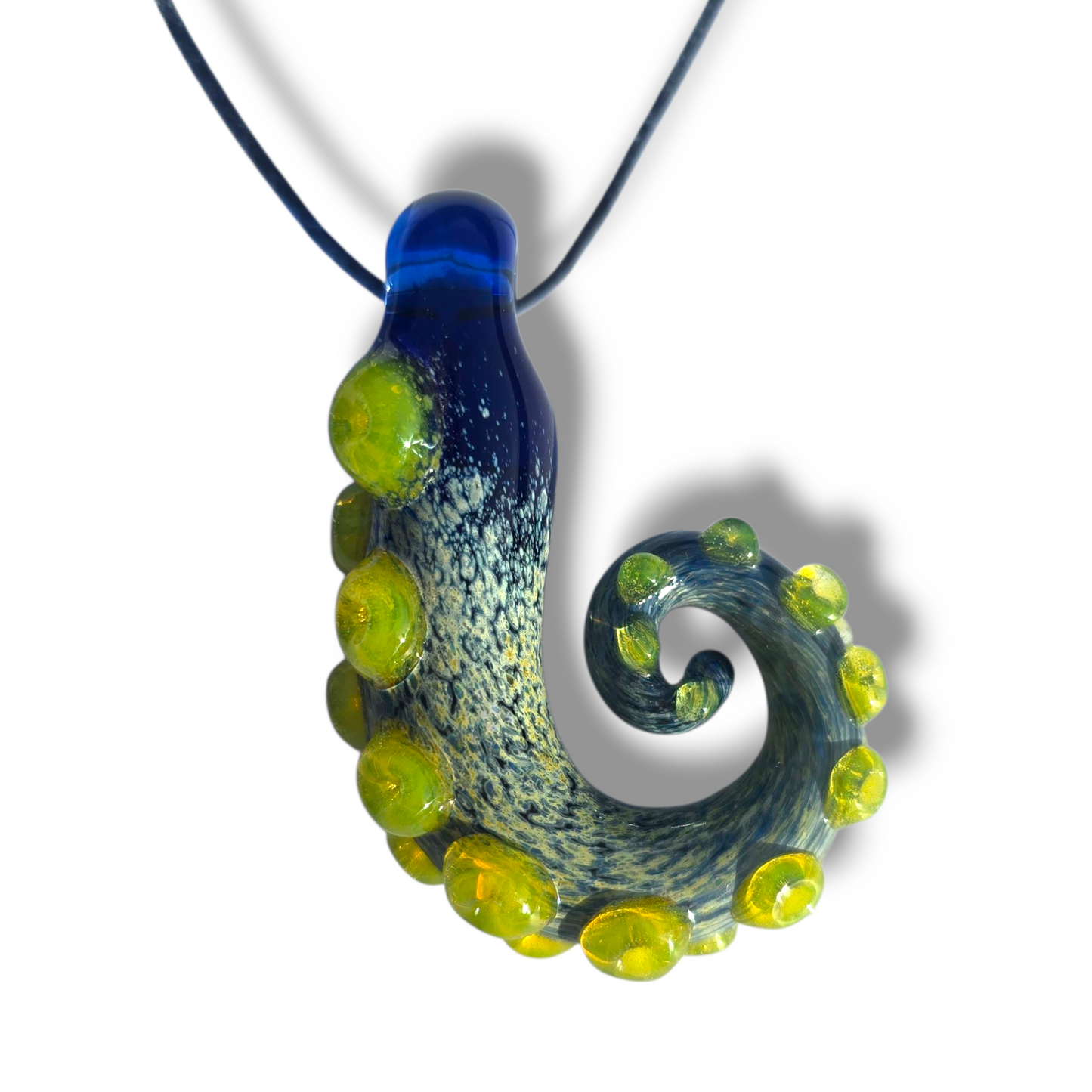 Handmade Glass Tentacle Pendant – Ocean-Inspired Jewelry