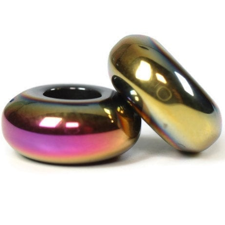 Fire Goddess Dreadlock Bead // 6mm Beads Hole - Set of 2 // Beads for Dreadlocks, Dread Beads, metal dread bead, Dread Accessories,