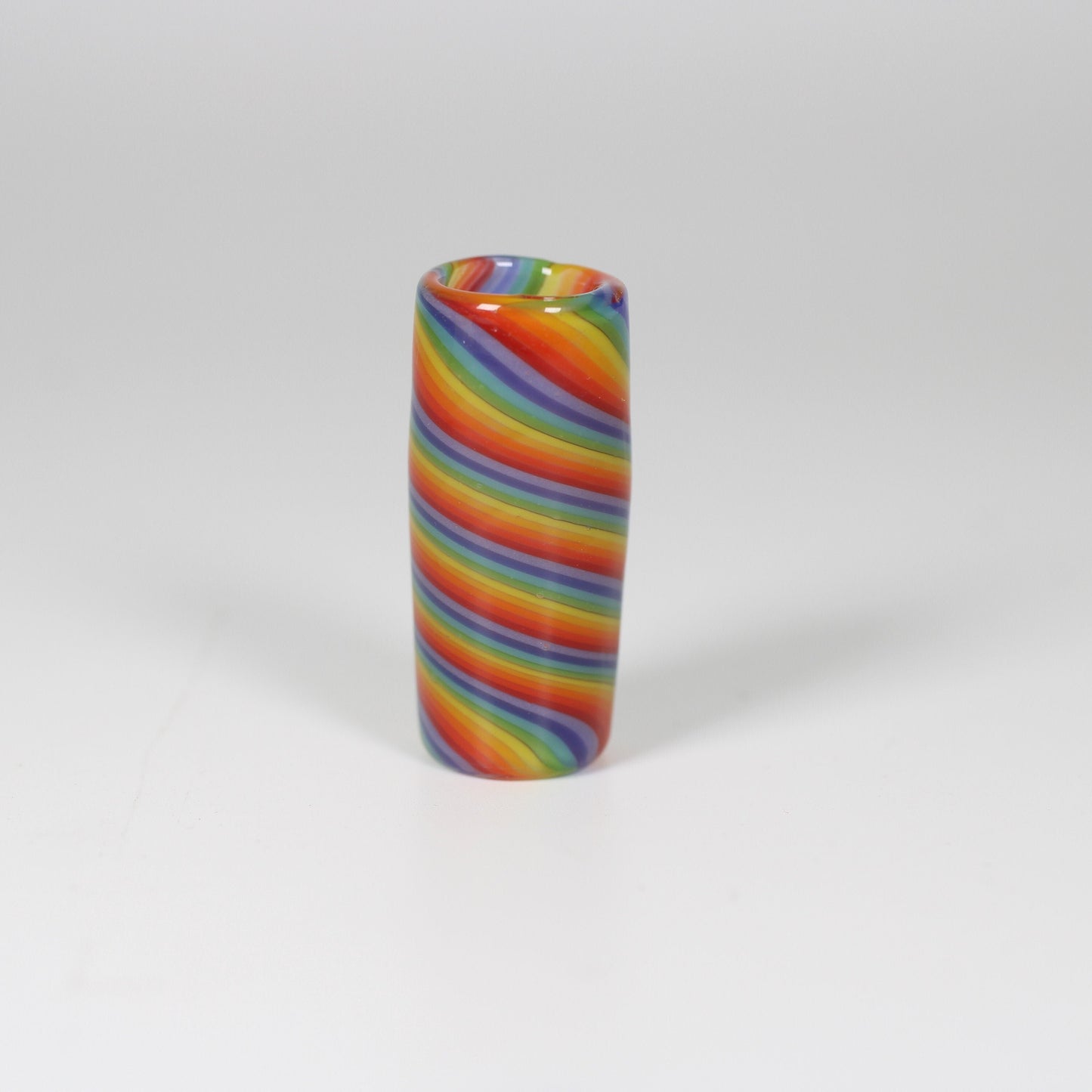 New Rainbow Glass Dread Bead, CUSTOM Style and sizes Options