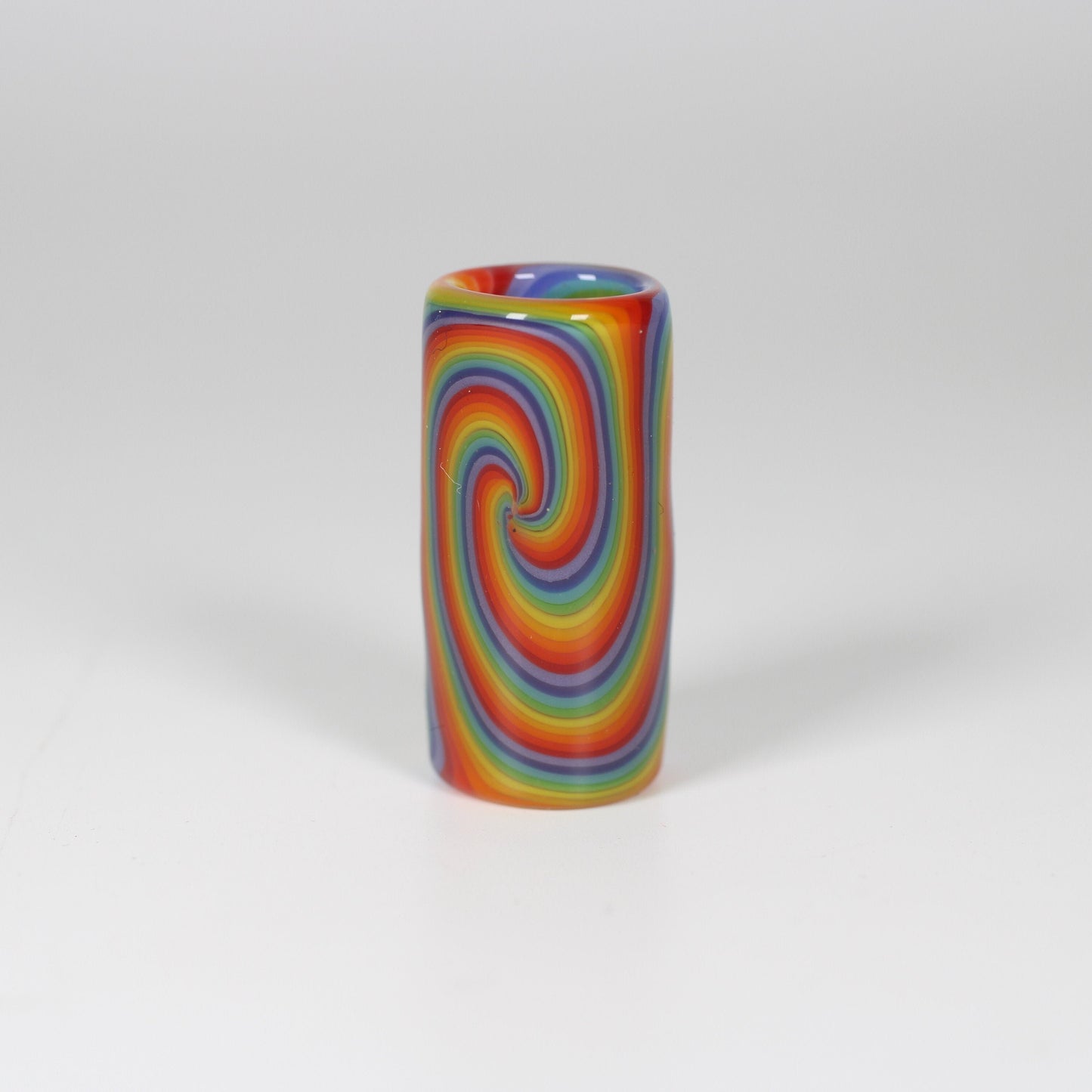 New Rainbow Glass Dread Bead, CUSTOM Style and sizes Options