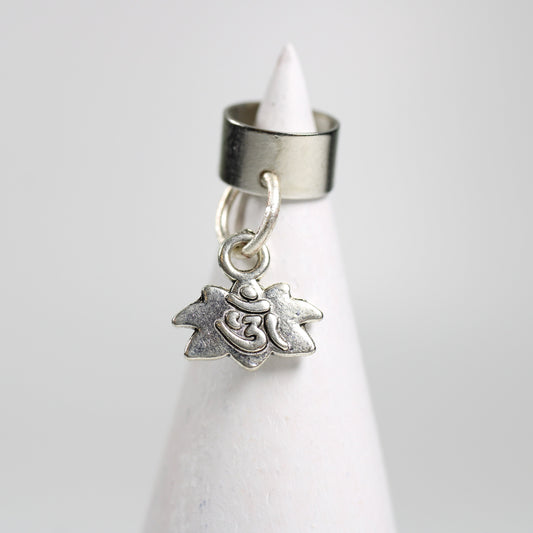 Small Lotus Dread Bead // 6 to 12mm Bead Hole // Metal Dread Bead, Dreadlock Accessories, Loc Bead Coil, Loc Beads, Dread Cuff, 5B001