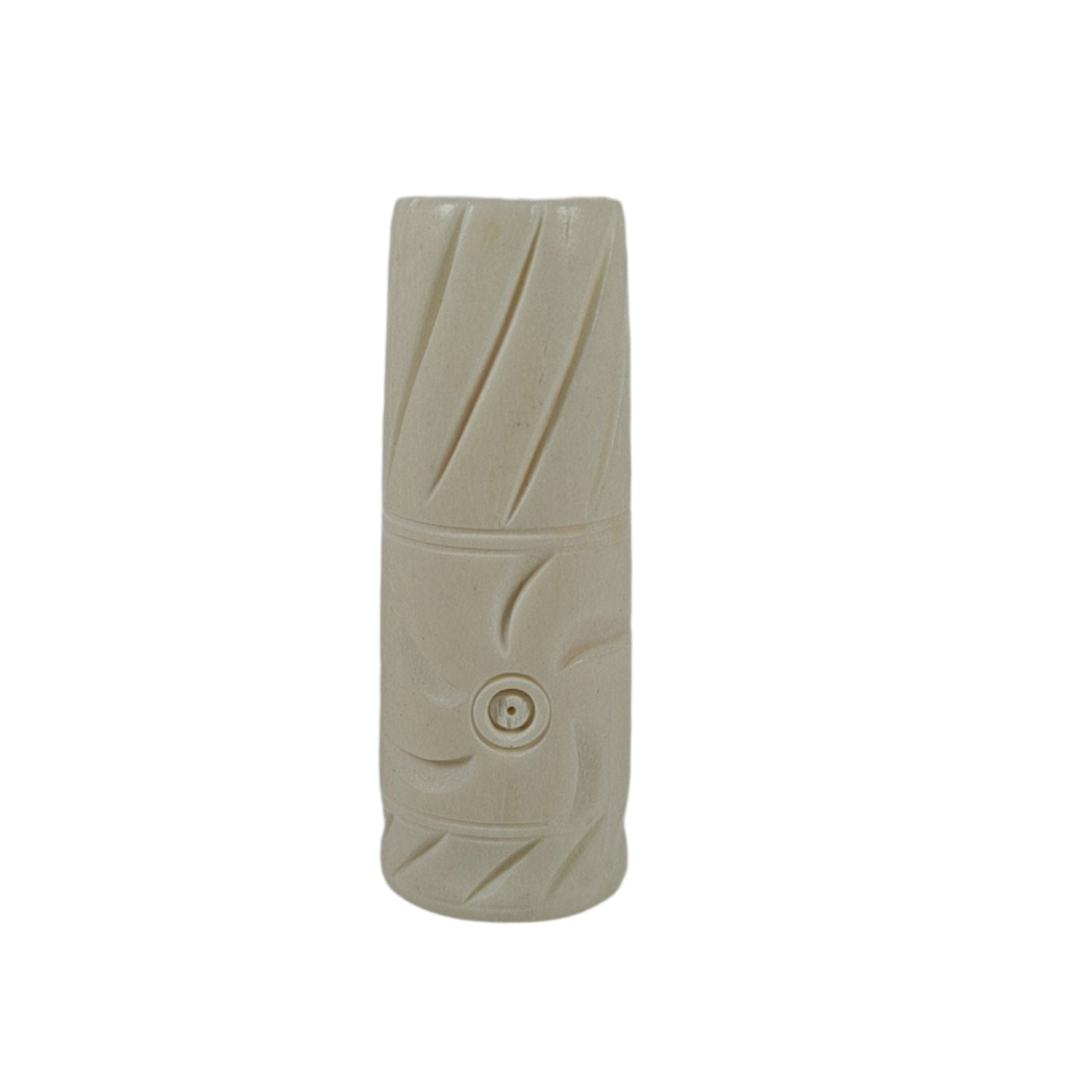 Flower Tower Bone Dread Bead / 10mm Bead Holes / Natural Beads for Dreadlocks, Bone Hair Beads, Natural Hair Jewelry