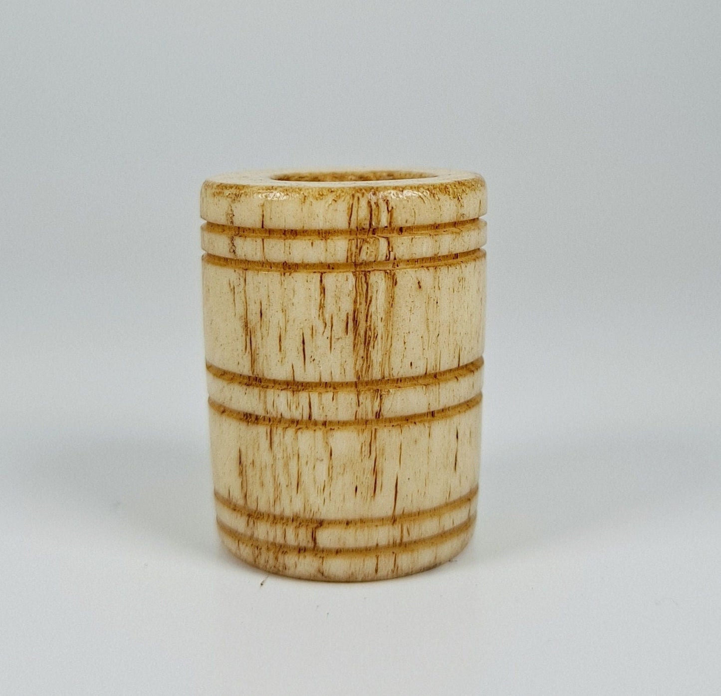 Thin Stripe Bone Dread Bead / 6-12mm Bead Hole / 3 colors to choose from / Dreadlock Bead, Dread Jewelry, Dread Accessories, Loc Jewelry