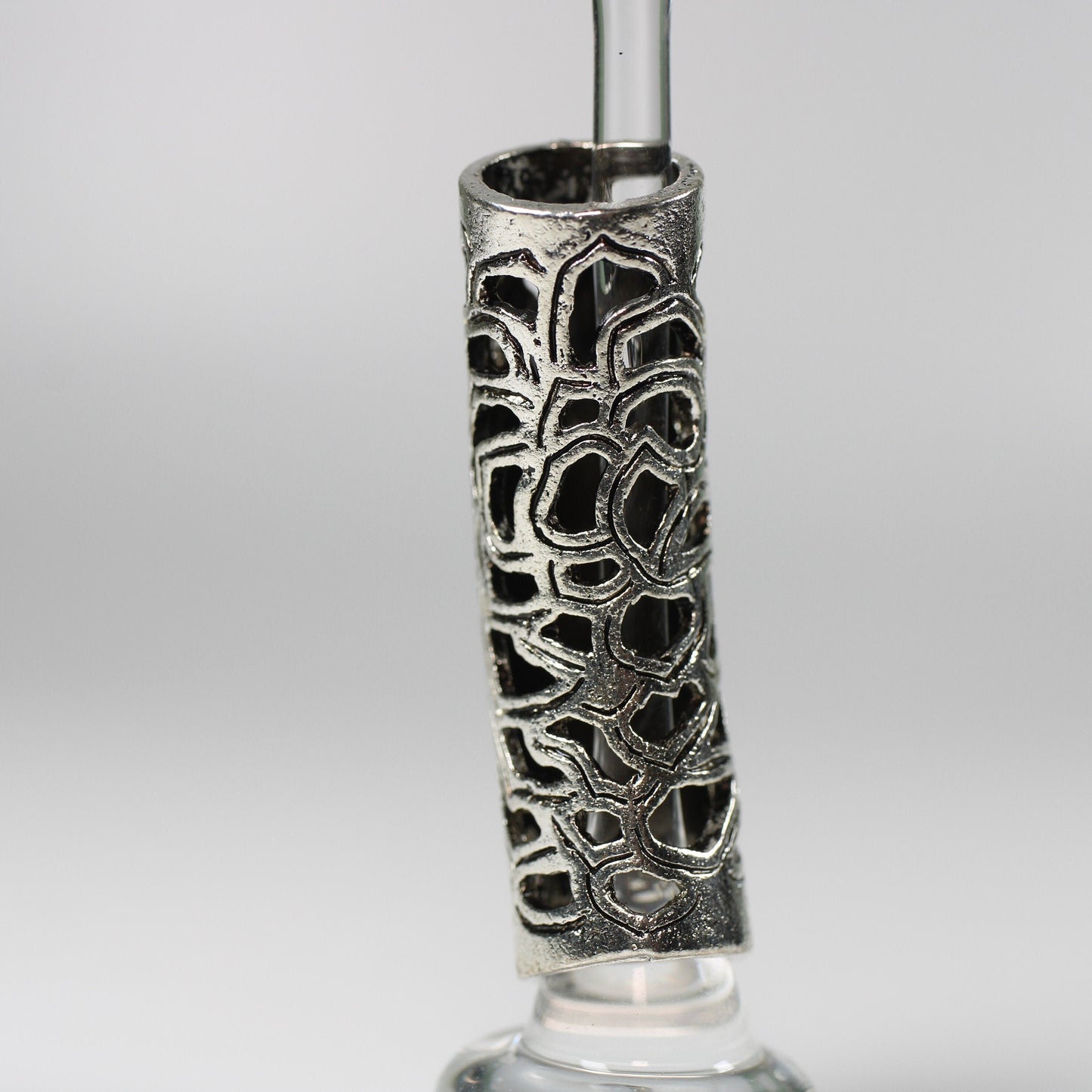 Flower Arch Dreadlock Bead - 10mm bead hole - Large Hole Beads for Jewelry, Flower dread bead, Hair, Braids, metal dread bead