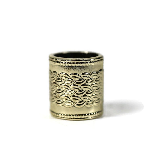 Viking Dreadlock Beads // 10mm Bead Hole - Single Bead // Copper Dread Bead, Viking Dread Bead, , Dread Accessories, 4E008, metal dread bead