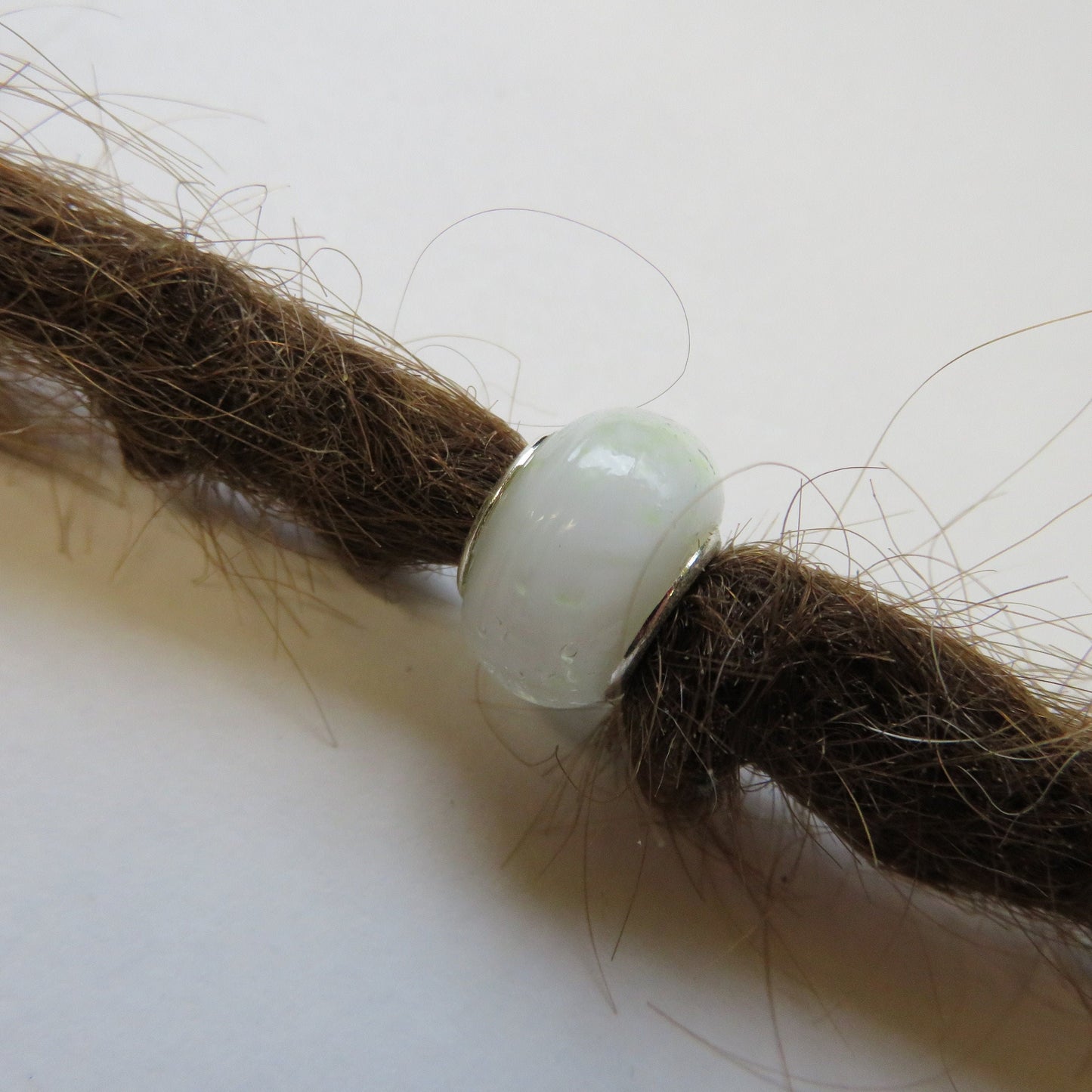 2 pack glow in the dark dread beads, 5mm bead hole, dread lock beads or beard beads, paracord beads, glowing dread beads, Loc beads