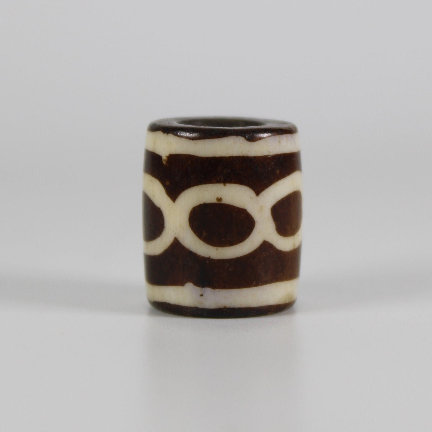 Infinity Bone Dread Bead // 8 - 12mm Bead Holes // Dreadlock Beads, Dread Jewelry, Dread Accessories, Large Hole Beads, Hair Beads