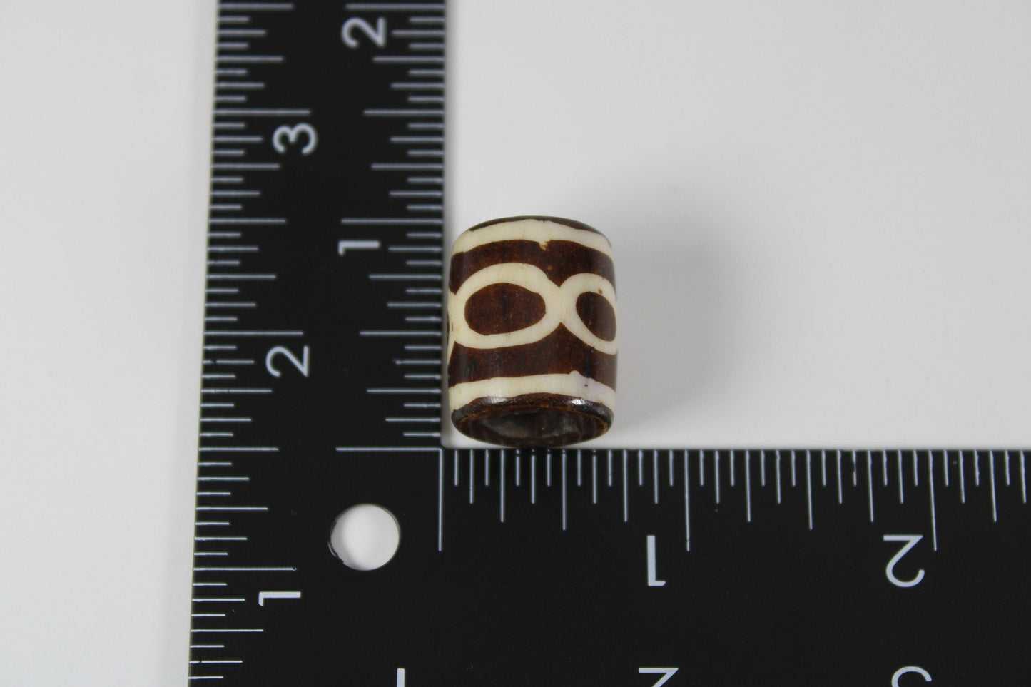 Infinity Bone Dread Bead // 8 - 12mm Bead Holes // Dreadlock Beads, Dread Jewelry, Dread Accessories, Large Hole Beads, Hair Beads