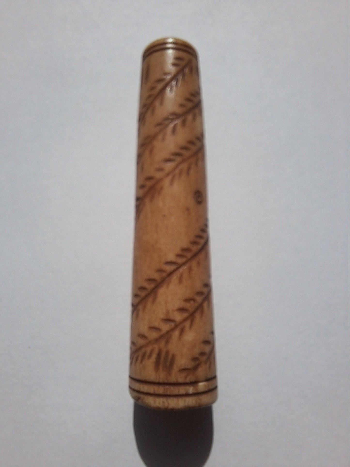 4 inch long Vine Bone Dread Beads / 7mm Bead Holes / Natural Beads for Dreadlocks, Bone Hair Beads, Natural Hair Jewelry