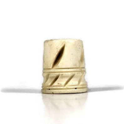 Castle Bone Dread Bead // 6 - 12mm Bead Holes // Dreadlock Beads, Dread Jewelry, Dread Accessories, Loc accessories, loc Jewelry,