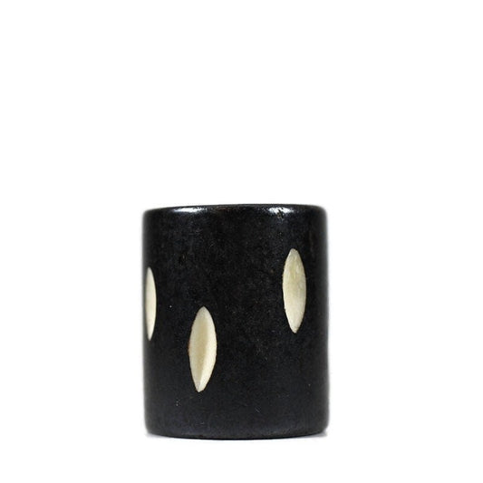 Almond Bone Dread Bead // 6 - 12mm Bead Holes // Dreadlock Beads, Dread Jewelry, Dread Accessories, Loc accessories, loc Jewelry