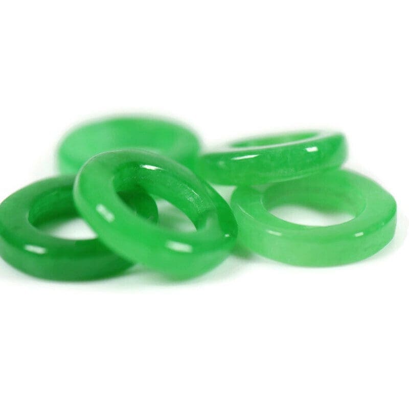 5 Pack Jade Dread Bead from 4mm Bead Hole. Bone Dreadlock Beads, Dread Jewelry, Natural Dread Beads, Loc Accessories, Stone Dread Beads
