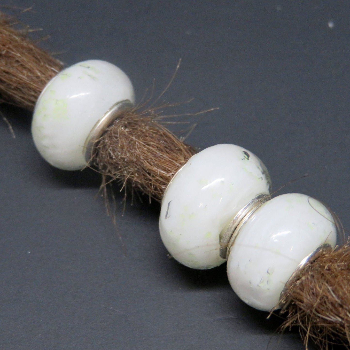2 pack glow in the dark dread beads, 5mm bead hole, dread lock beads or beard beads, paracord beads, glowing dread beads, Loc beads