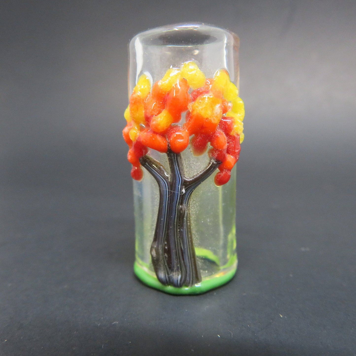 Tree of Life Glass Dread Bead- Autumn Fall, 4mm - 16mm Bead Hole Sizes Available, Made to Order