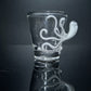 Hand Blown Octopus Shot Glass, Made to Order