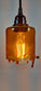 Amber Honey Drip Glass Lamp, Bee Lamp Collection, Swag Lamp