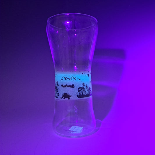 Glow in the dark Dinosaur cup, 12oz. Cup, #0175, Ready to Ship