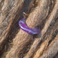 Amethyst Dread Bead, 15mm beads hole, Dreadlocks, Dread Jewelry, Dread Accessories, Loc beads  Stone Dread Beads