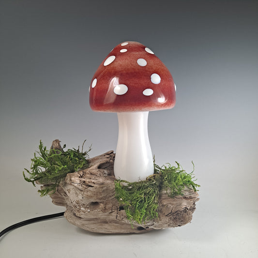 Amanita Mushroom Lamp