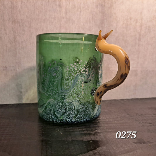 Handmade Glass Slug Mugs and Cups