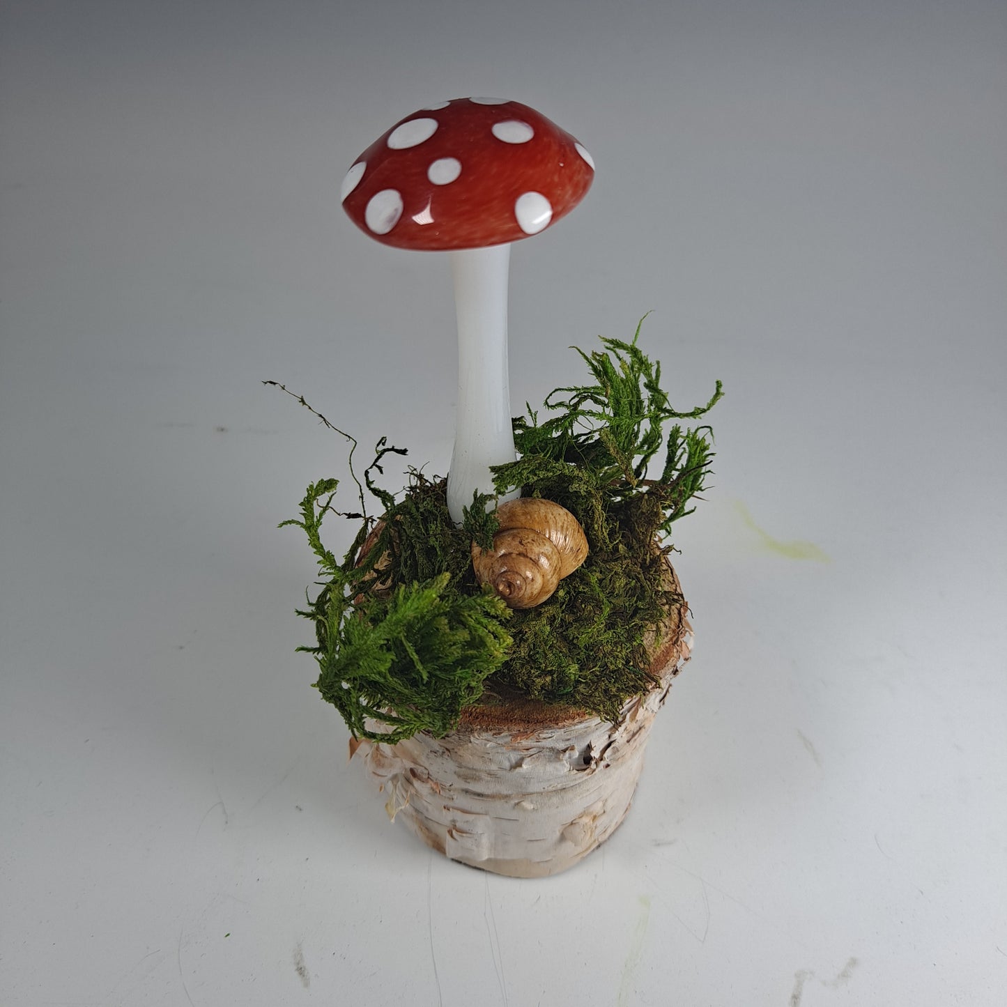 Glass Mushroom Sculptures, Amanita, Chanterelle, Morell Mushrooms