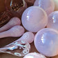 Hand Blown Glass Pink Ornament Collection