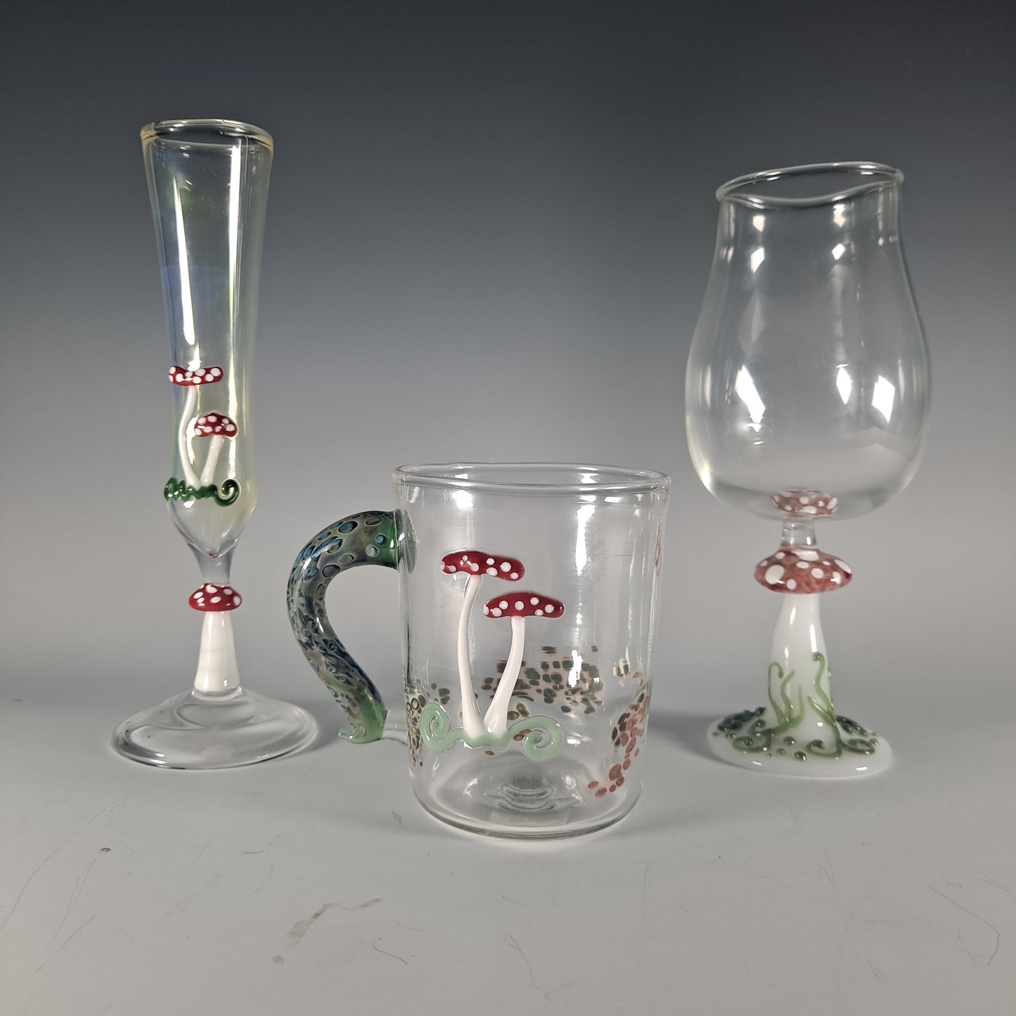 Amanita Mushroom Drinkware, Cups, Wine glasses, and Mugs