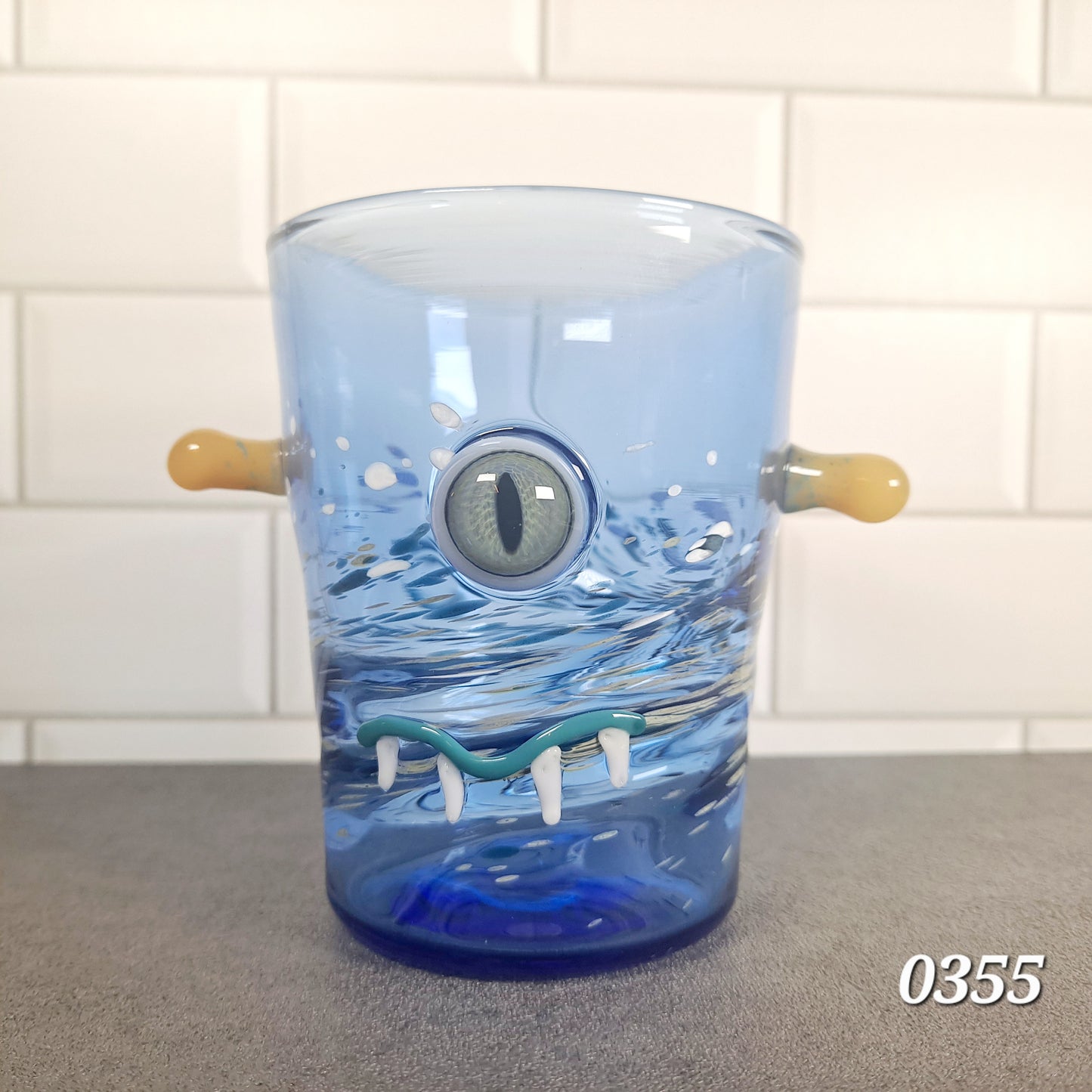 Eyeball Monster Drinkware, Cups, Wine glasses, and Mugs