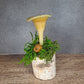 Mushroom Sculptures, Glass Chanterelle Mushrooms