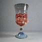 Handblown Glass Eyeball and Brains Goblet