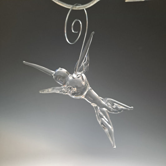 Glass Humming Bird Figurine