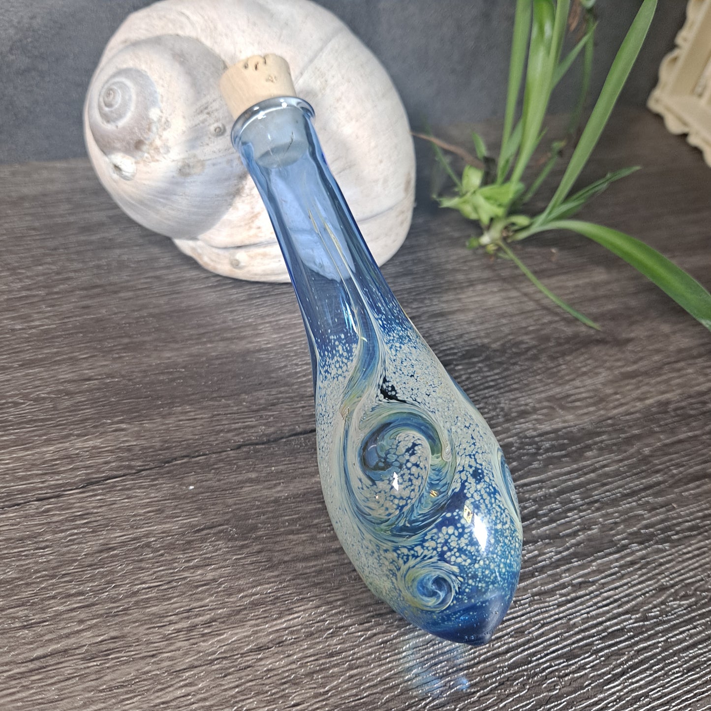 Handblown Glass Bodice Chiller - Potion Bottle - Renaissance Faire Accessories - Bodice Bottle
