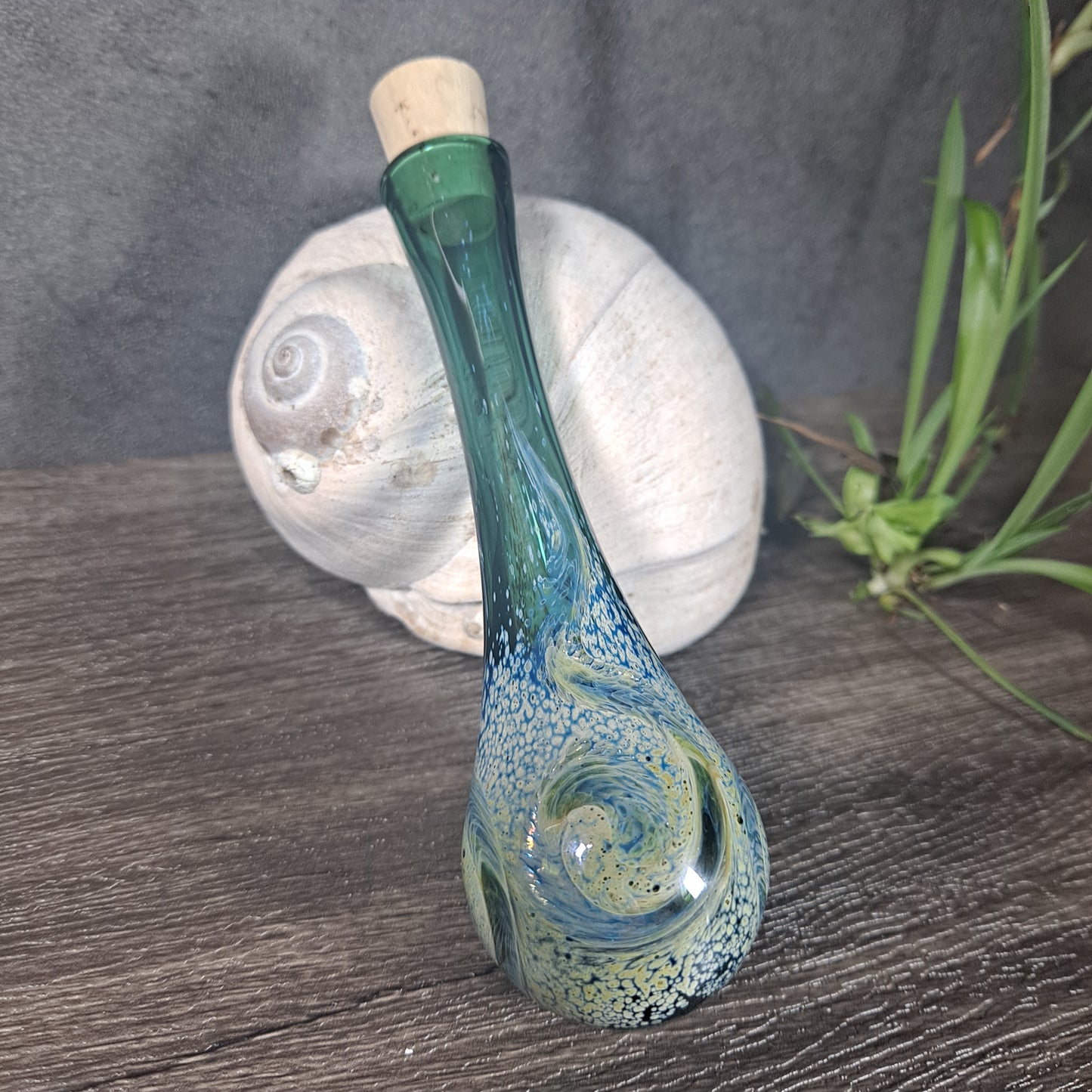 Handblown Glass Bodice Chiller - Potion Bottle - Renaissance Faire Accessories - Bodice Bottle
