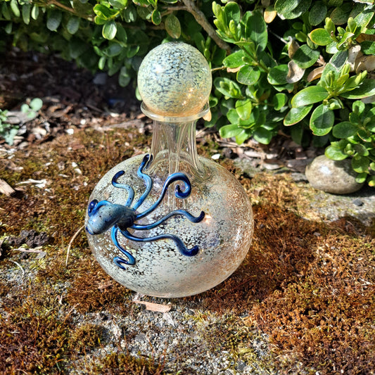 Octopus Potion Bottle - Handblown Glass Perfume Bottle