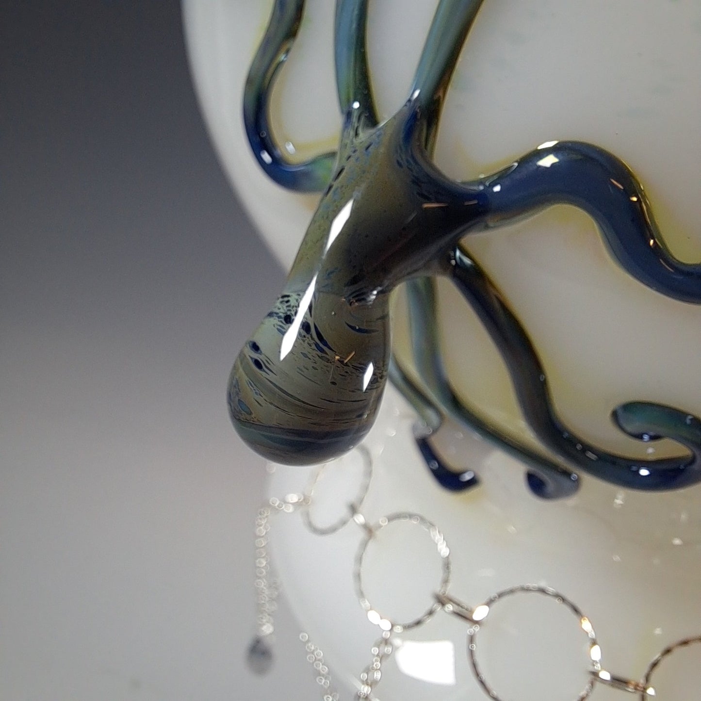 Glass Octopus Hanging Lamp