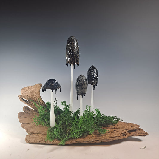 Special Edition Inky Cap Mushroom Sculpture