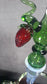 Strawberry Essential Oil Bottle - Hand Blown Glass Perfume Bottle